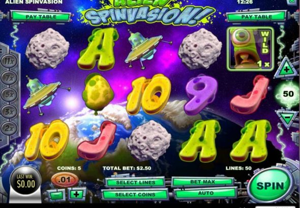 Alien Spinvasion Slots